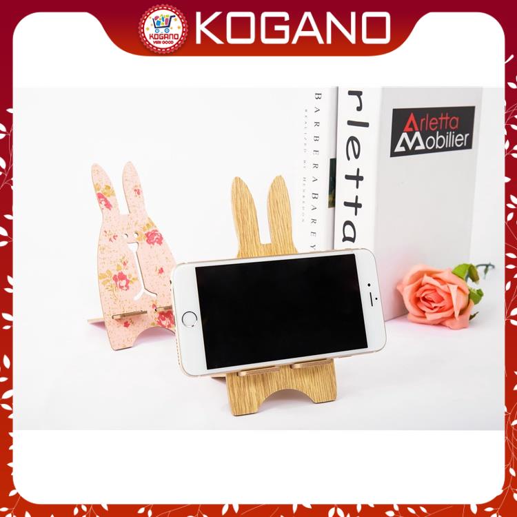Giá đỡ điện thoại KOGANO đỡ điện thoại iPhone, Android, máy tính bảng iPad đa năng hình thỏ đáng yêu TA-001304