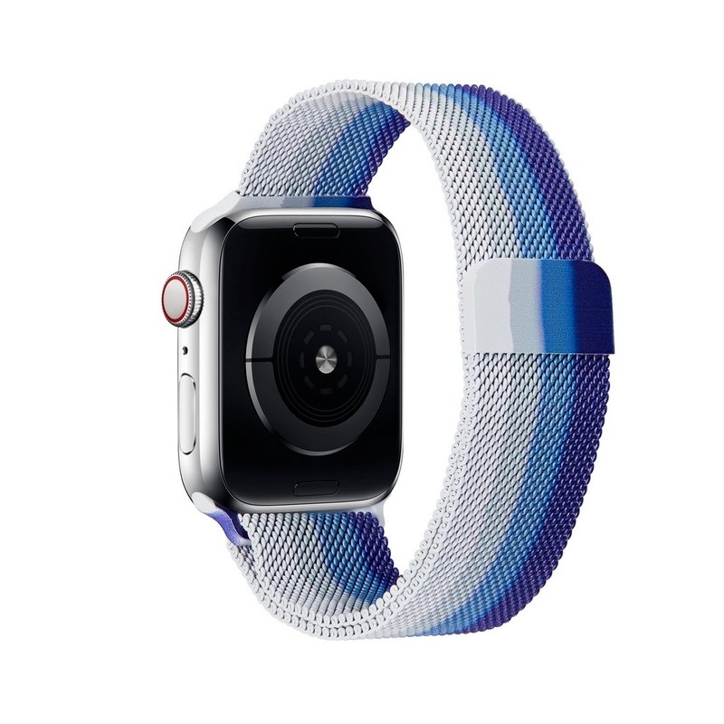 Dây Đeo Inox Milan Loop Cho Đồng Hồ Thông Minh Apple Watch 38 42 44 40 mm Series Se 6 5 4 3 2 1