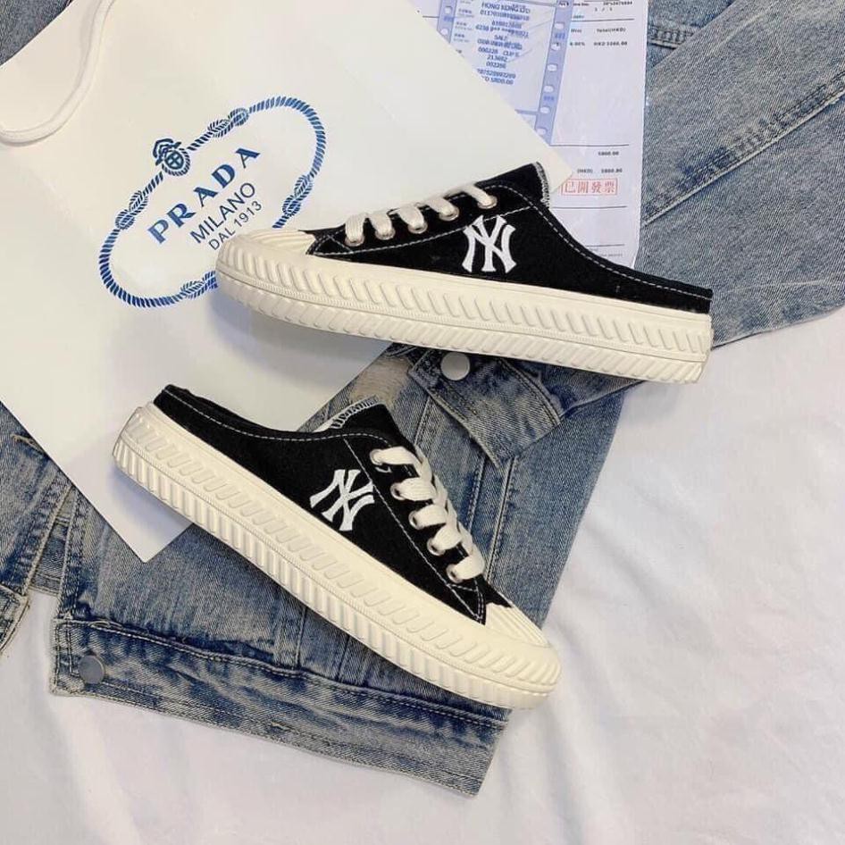 ✅[ Full Box + Bill 🌺] Giày Sục Ny Đạp Gót, Sục 𝐌𝐋𝐁 NY chữ thêu Hot Hit 2021 Bản Đẹp nhất, hót nhất | BigBuy360 - bigbuy360.vn