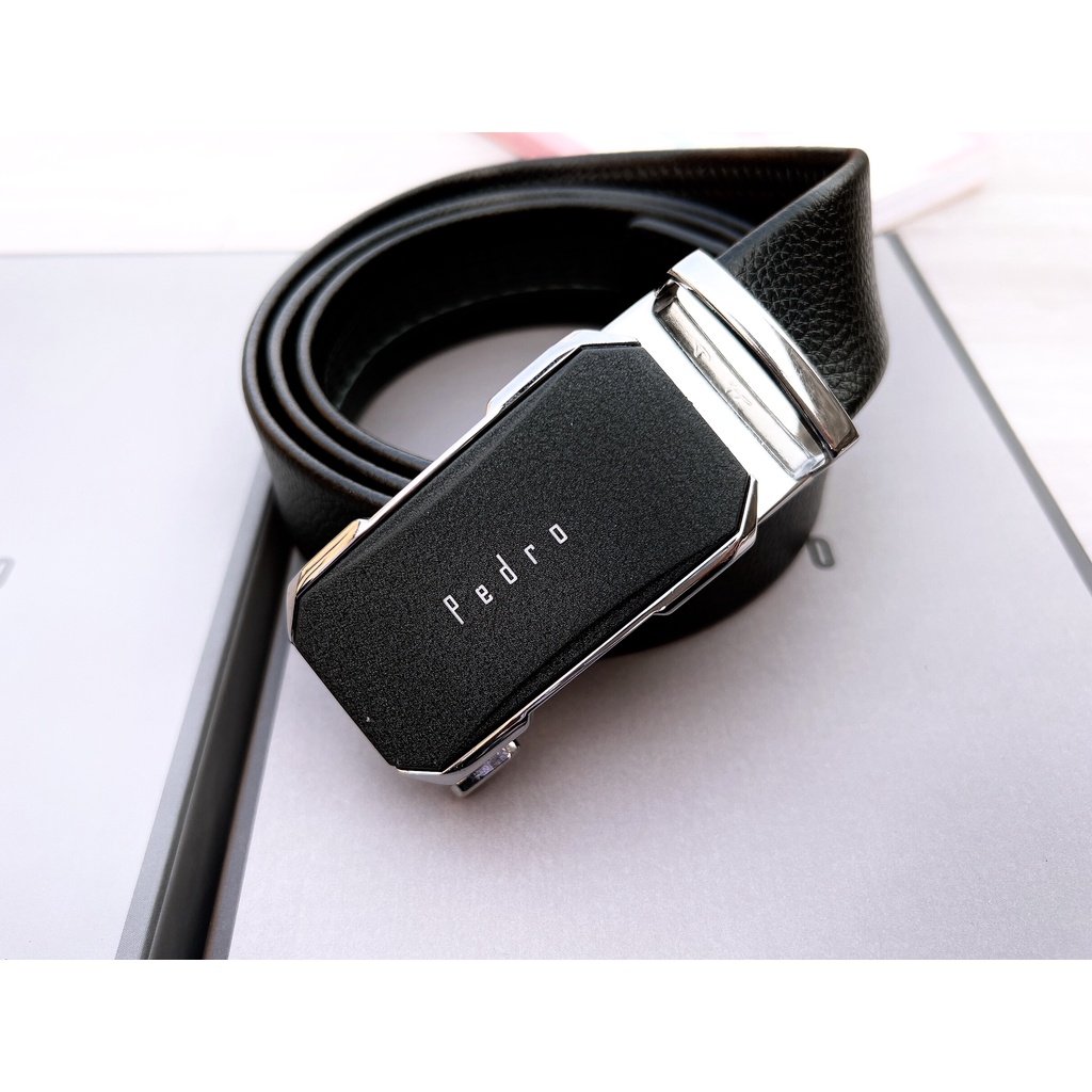 Thắt Lưng Da Nam Pedro Mặt Đá PD-265 Khóa Tự Động