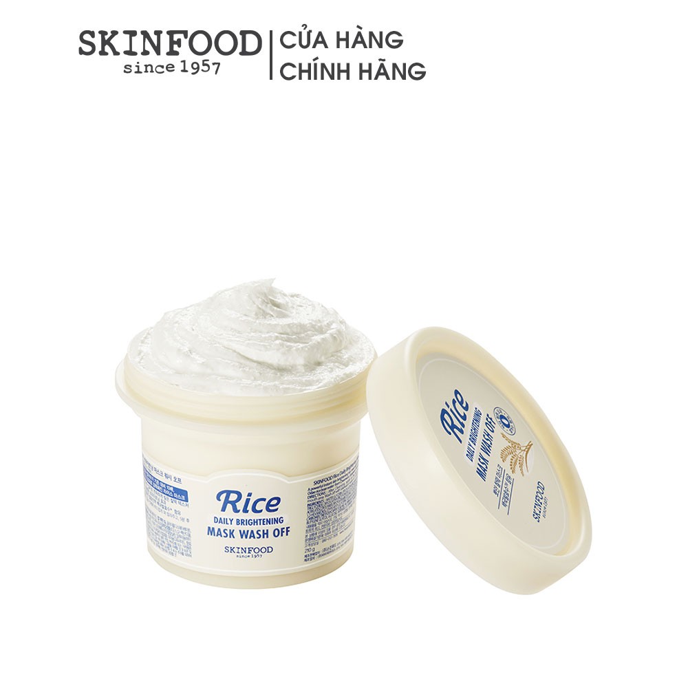 Mặt nạ rửa Skinfood Rice Daily Brightening Mask Wash Off 210g | BigBuy360 - bigbuy360.vn