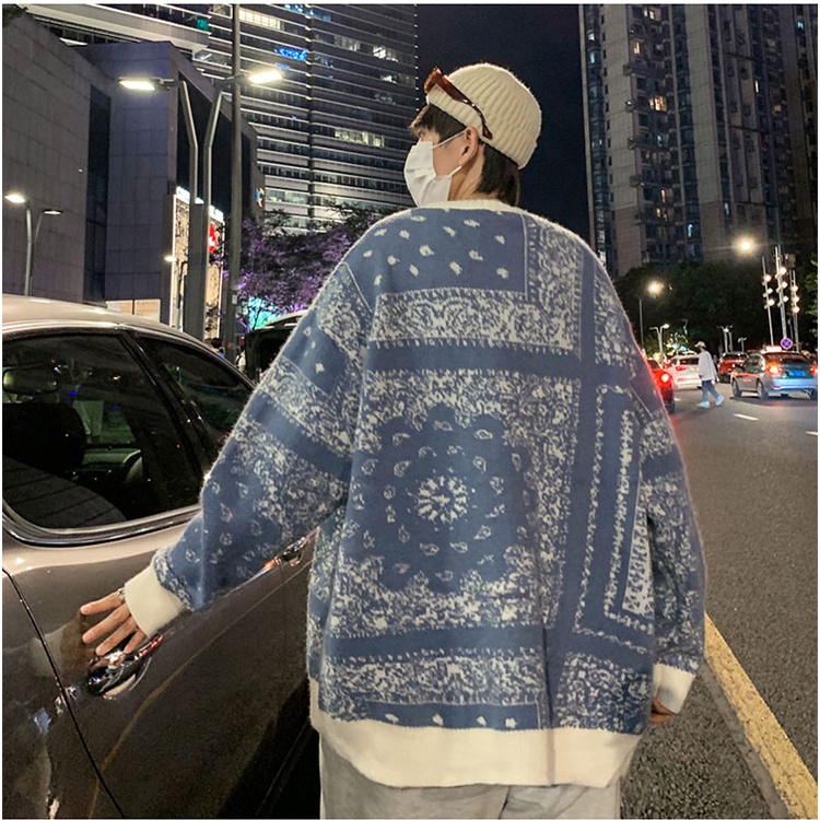 Áo len cardigan nam, cardigan len nam form rộng hàn quốc oversize mặc đi học đi chơi F004