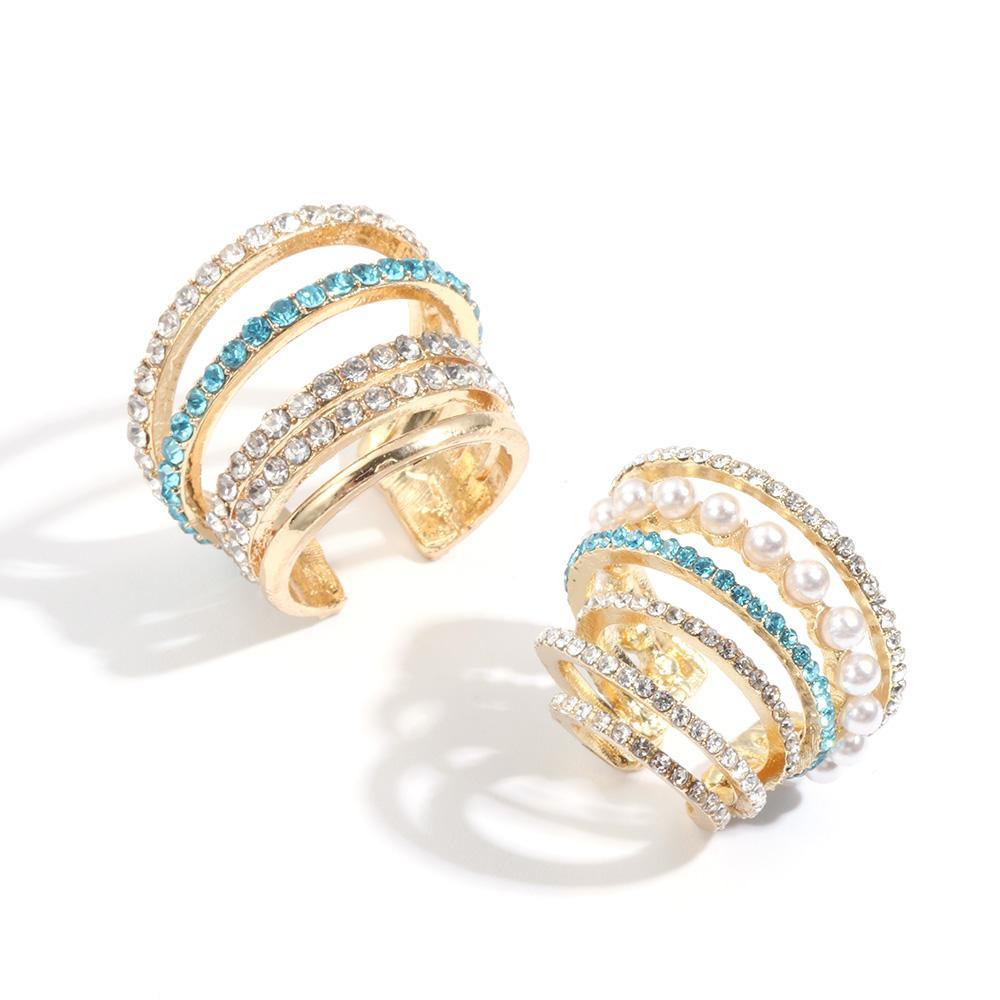 YVE 1 Khuyên Vành Tai Hình Chữ C Không Xỏ Lỗ