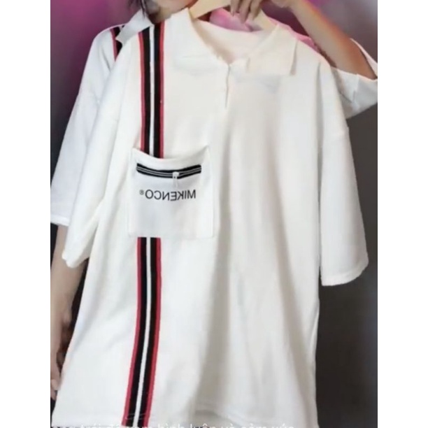 [Rẻ Vô Địch] Áo thun cotton tay lỡ unisex - - ÁO POLO TÚI KHOÁ - - mẫu hot 2022
