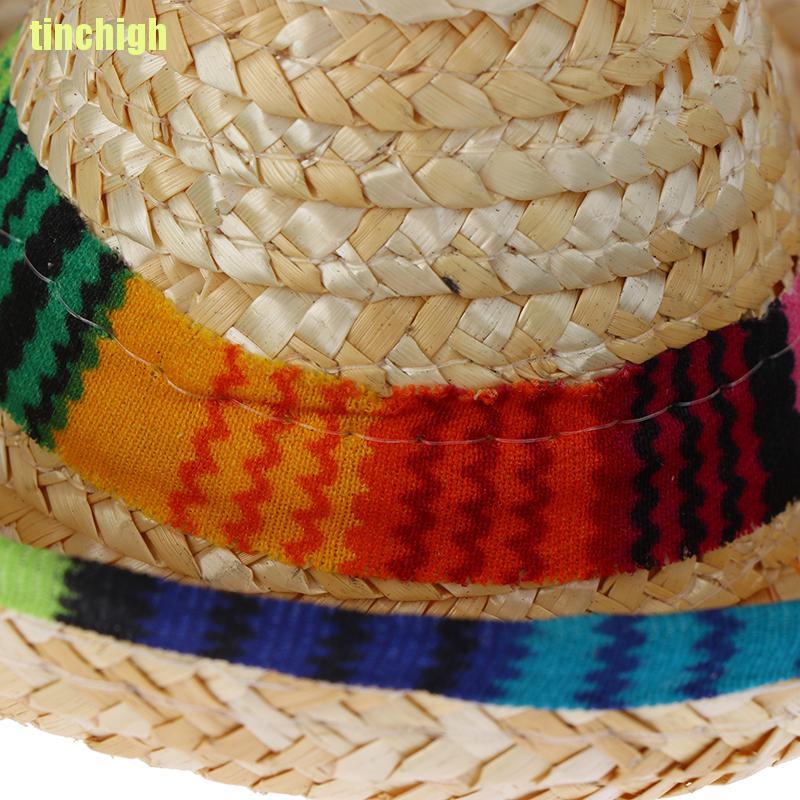 Mũ Rơm Mini Bảo Vệ Chống Nắng Cho Thú Cưng