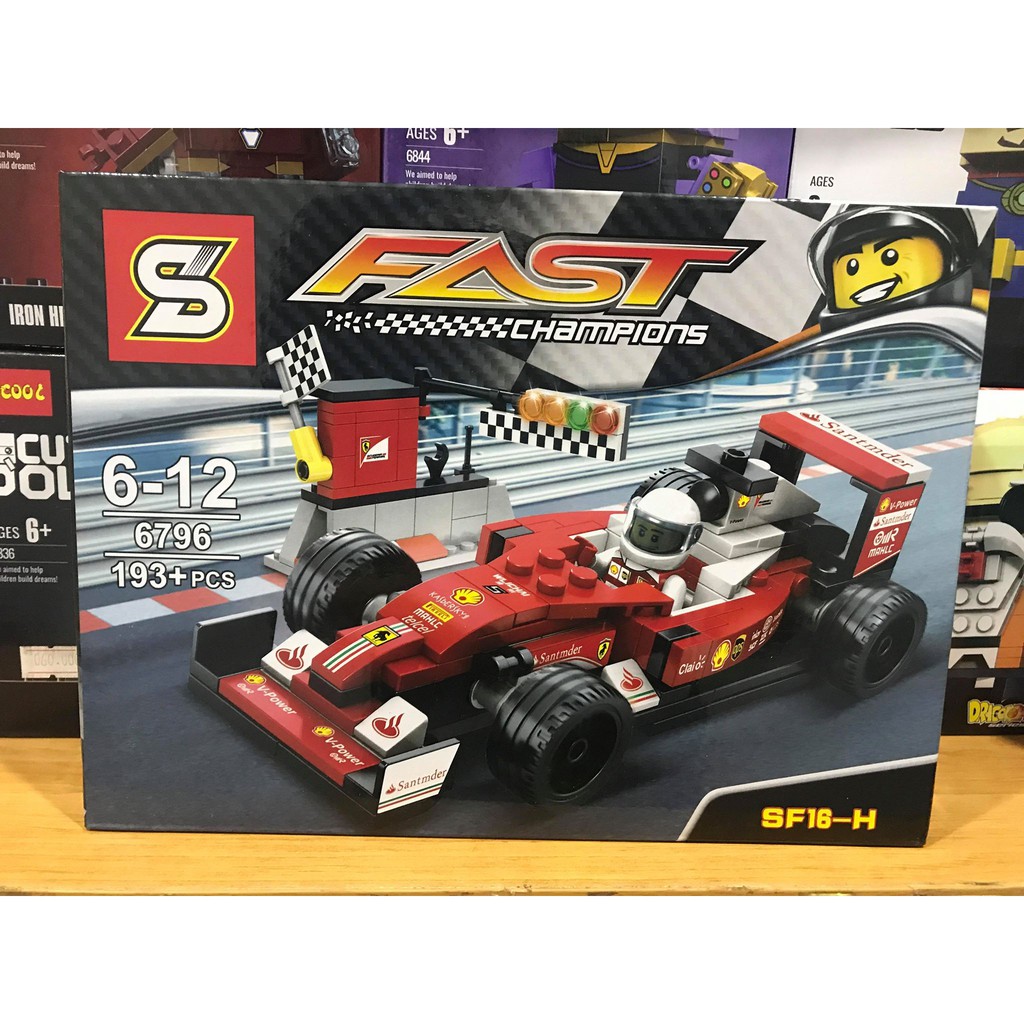 mô hình Non lego - Speed champions - xe ô tô  F1 SY 6796