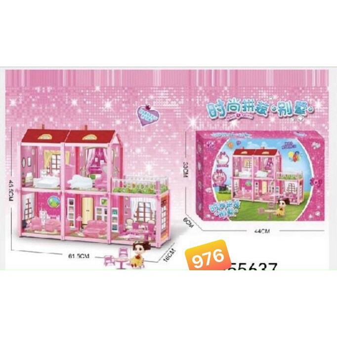 Bộ lắp ghép nhà búp bê Chibi