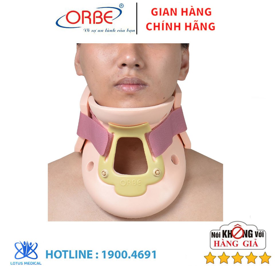 Nẹp cổ cứng ORBE – Nẹp cổ hỗ trợ, cố định cột sống cổ