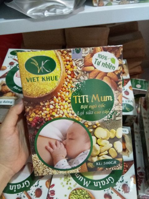 NGŨ CỐC LỢI SỮA TITIMUM VIỆT KHUÊ 500G HÀNG CAO CẤP