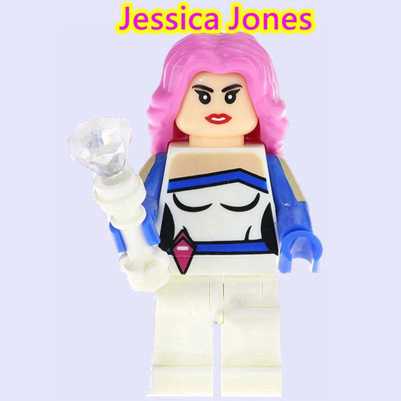 Bộ đồ chơi lắ́p ráp Lego mô hình nhân vật Marvel Avengers Endgame SpiderMan Jessica Jones Luke Cage Hyperion