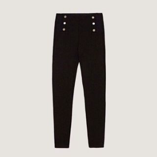 Quần legging sườn chun 6 khuy