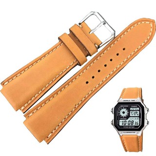 Dây da đồng hồ Casio AE1200