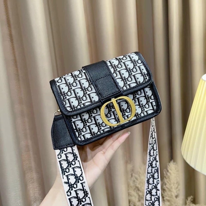 Túi Đeo Chéo Nữ Hoạ Tiết CD Thổ Cẩm, Túi Xách Nữ D.I.O.RR