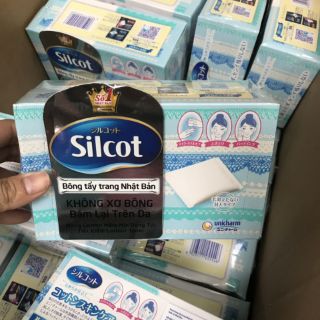 Bông trang điểm (bông tẩy trang) Silcot 82 miếng/hộp