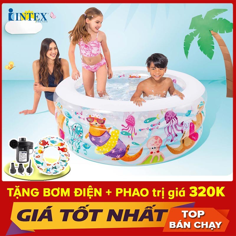 Bể bơi phao tròn 152x56 cm INTEX 58480
