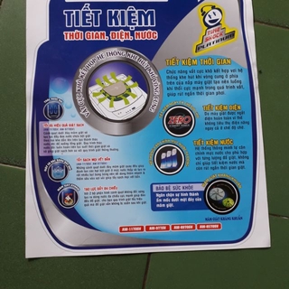 Tem dán máy giặt Toshiba