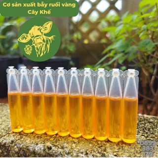 Ruồi vàng, lọ thuốc diệt ruồi vàng, lọ thuốc dẫn dụ ruồi vàng lọ 2ml, dùng cho bẫy ruồi vàng thế hệ mới