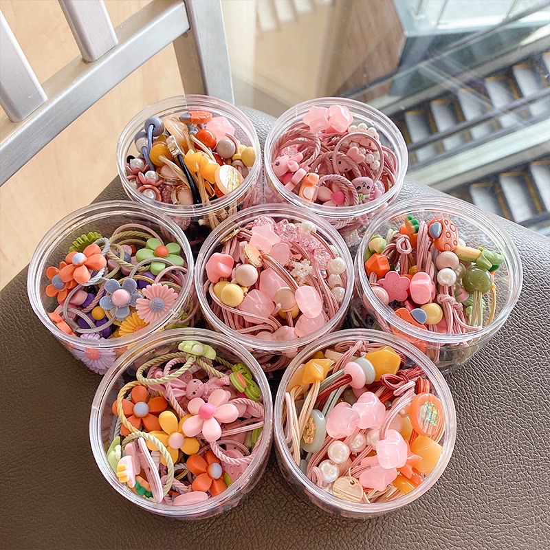 Set 10 dây buộc tóc cho bé