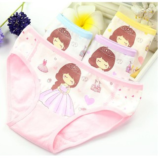 Set 4 Quần Chíp Cotton Cho Bé Gái (Mẫu Số 3)