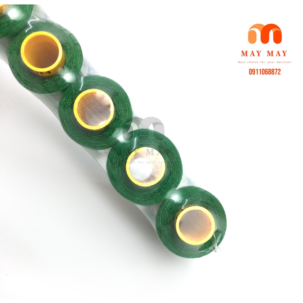 Chỉ may mặc nhiều màu CHỈ GITAI cuộn nhỏ 400m combo 1 vĩ 10 cuộn