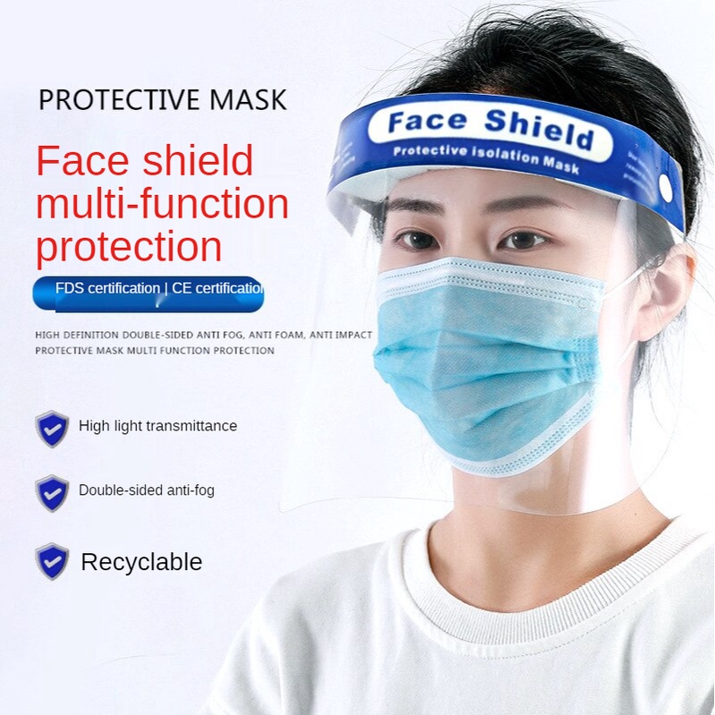 Mặt Nạ Chống Sương Mù Bảo Vệ 360 Độ Trong Suốt