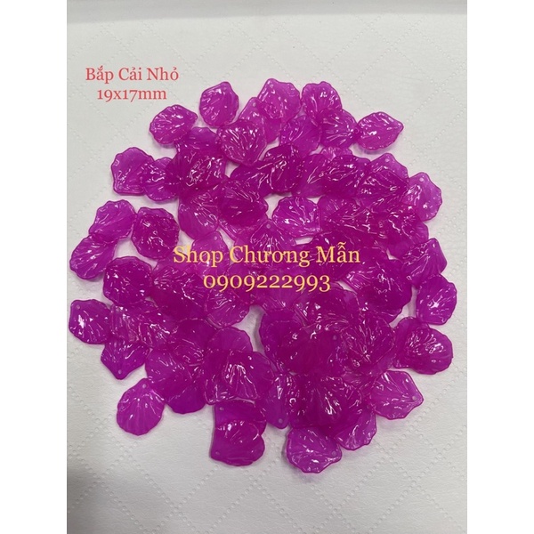 100G Cánh Bắp Cải Pha Lê Nhựa Giá Sỉ [Nhỏ&amp;Trung]