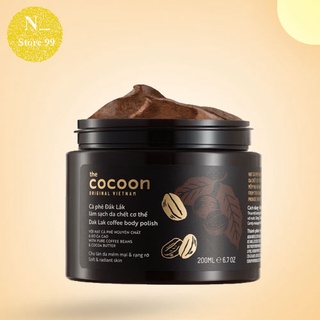 Tẩy da chết body cà phê daklak Cocoon 200ml