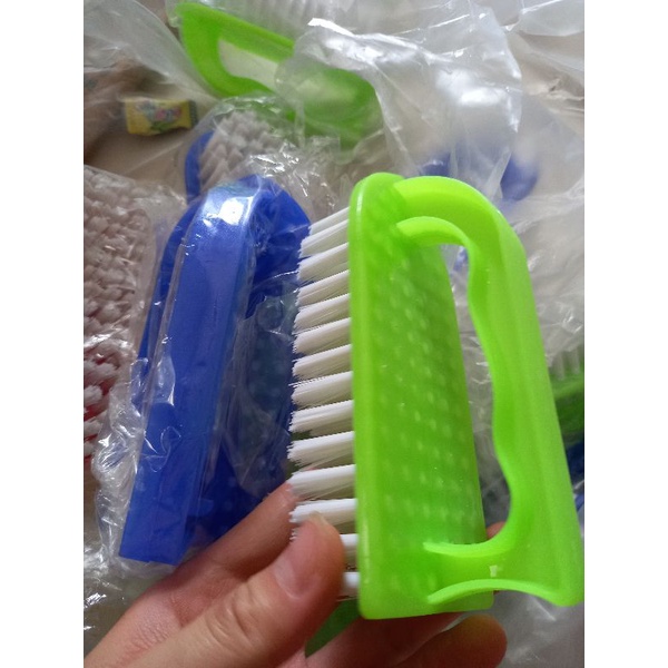 Bàn chải chà chân, bàn chải giặt đồ lông mềm có tay cầm