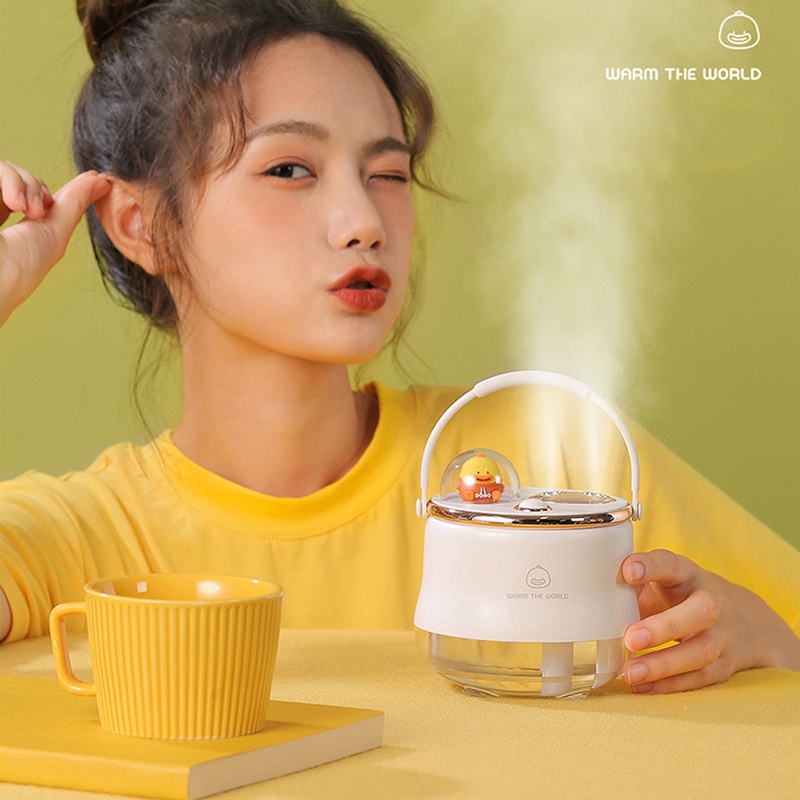 Máy phun sương tạo độ ẩm không khí FNELSE sạc bằng cáp usb dung tích 400ml