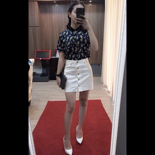 Sơ mi cộc tay hoạ tiết (4 màu) 