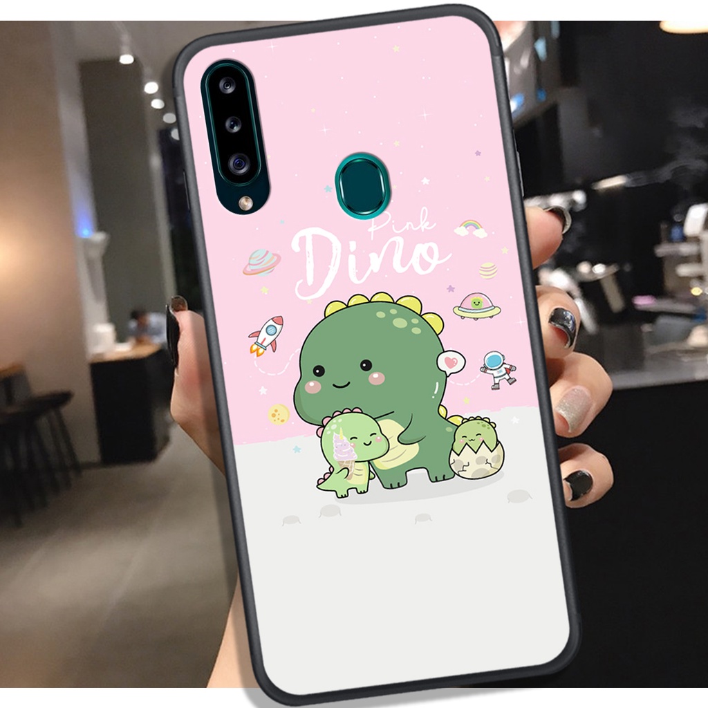 [HOT]ỐP SAMSUNG A20S - M20 - M30 , IN HÌNH KHỦNG LONG CHIBI SIÊU DỄ THƯƠNG.