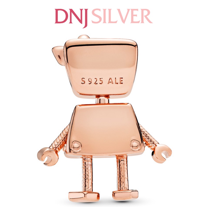 [Hàng cao cấp] Charm bạc 925 cao cấp, hàng chuẩn bạc - Charm Rose Gold Bella Bot thích hợp để mix vòng tay charm - DN122