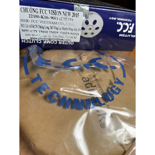 CHUÔNG NỒI VISION NEW ZIN FCC