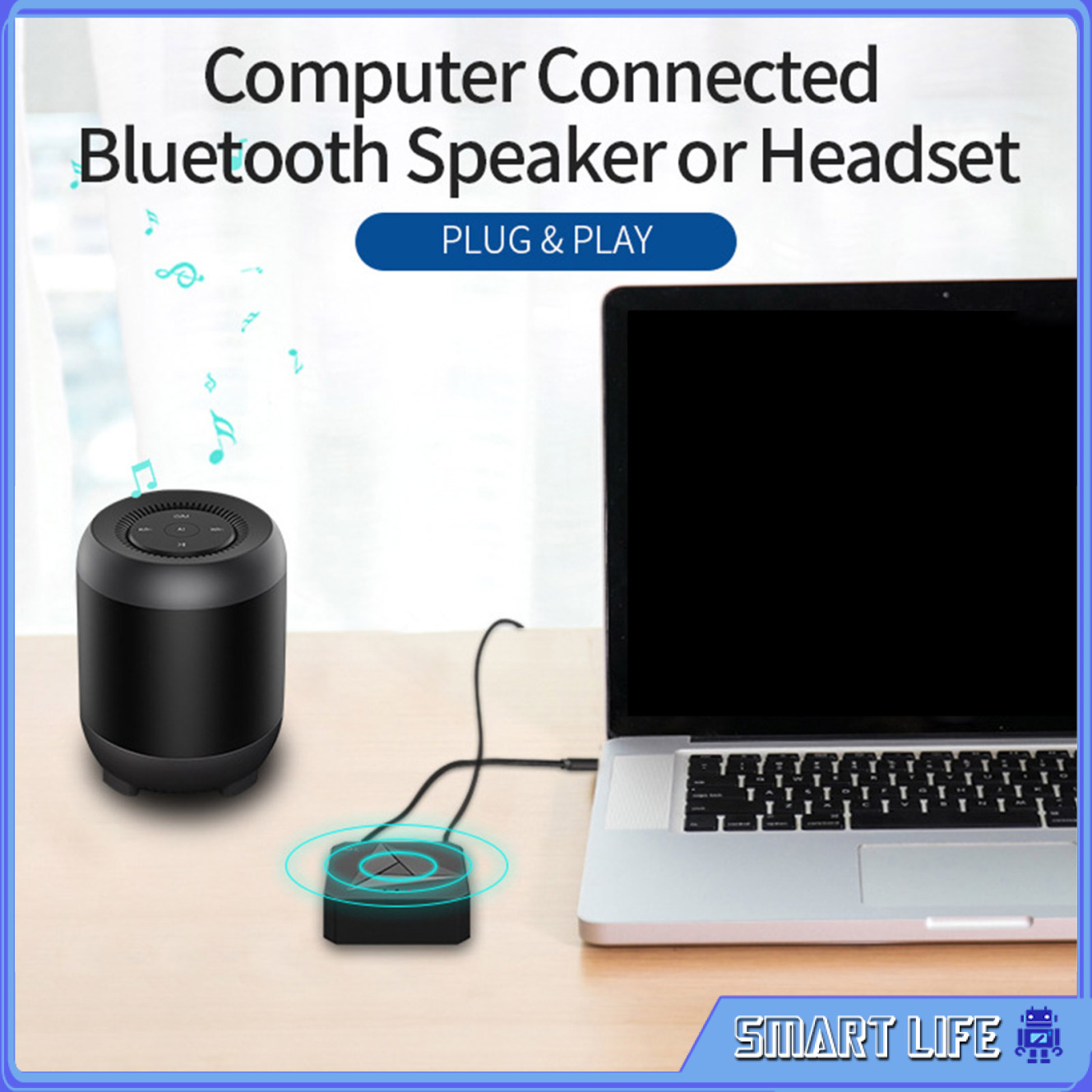 Bộ Thu Phát Bluetooth 2 Trong 1 Nfc Cho Gia Đình | BigBuy360 - bigbuy360.vn