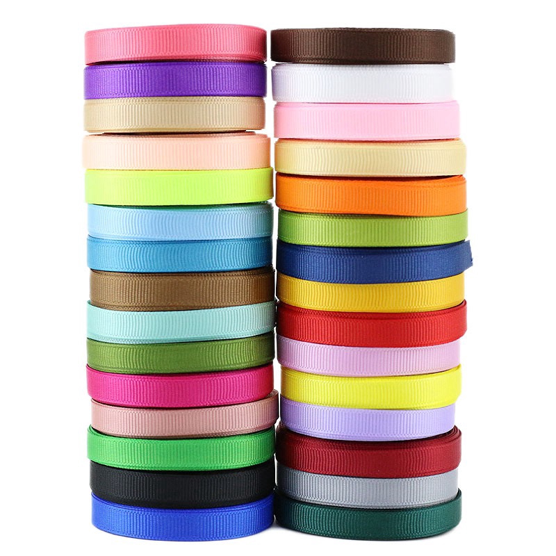 Cuộn dây ruy băng Grosgrain 100 yards rộng 1/4 inch  dùng trang trí giáng sinh/quà tặng