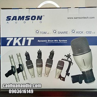 SIÊU RẺ--Bộ 7 micro trống Samson 7kit / Micro Drum