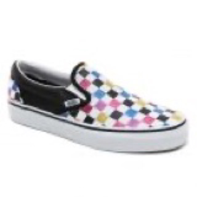 Giày vans slip on (GLITTER CHECKERBOARD CLASSIC SLIP-ON SHOES)