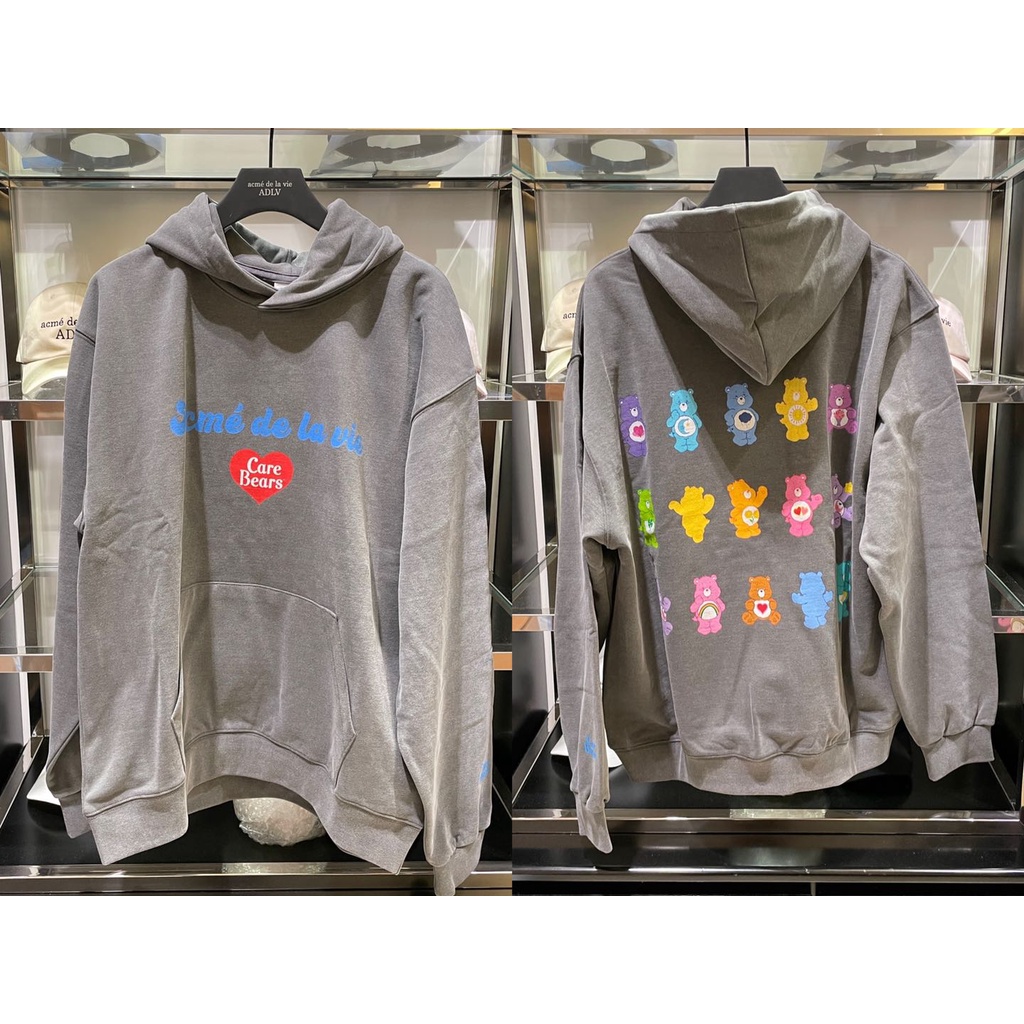 ADLV Áo hoodie dễ phối đồ hình gấu dễ thương