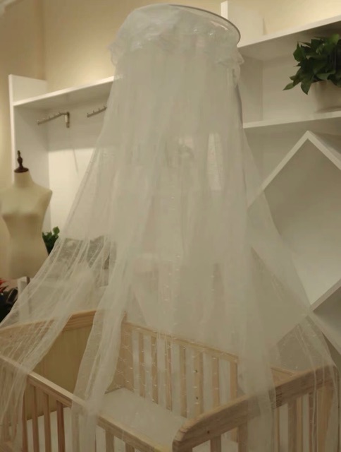 Màn chùm sơ sinh + khung sàn đứng di động