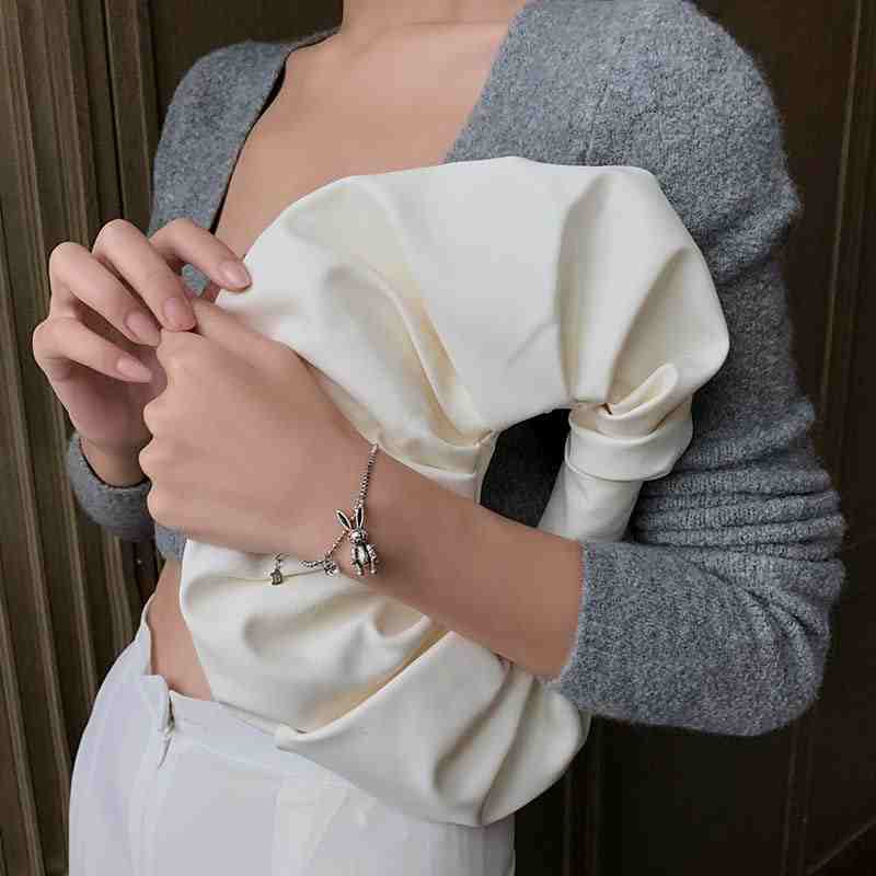 Vòng tay chú thỏ hoạt hình độc đáo, cá tính VT44