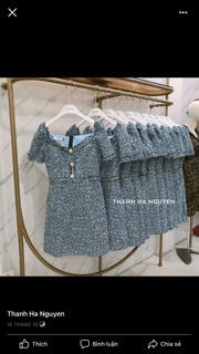 Đầm dạ tweed mẫu mới