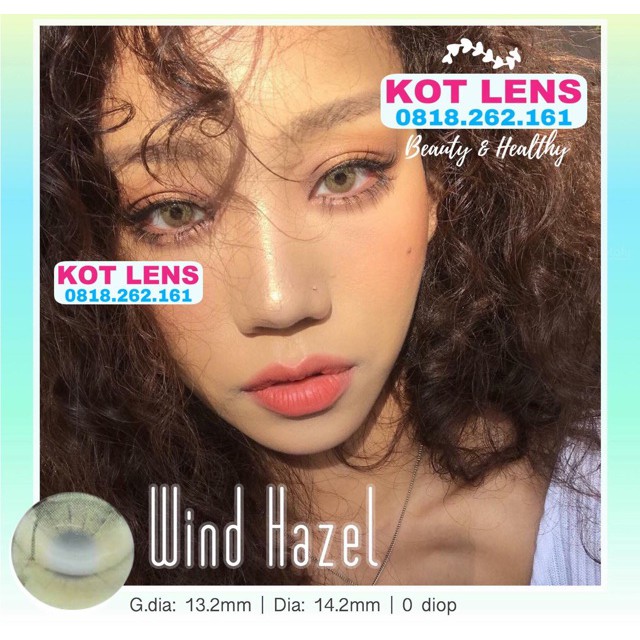 Kính áp tròng thái lan- nâu sáng