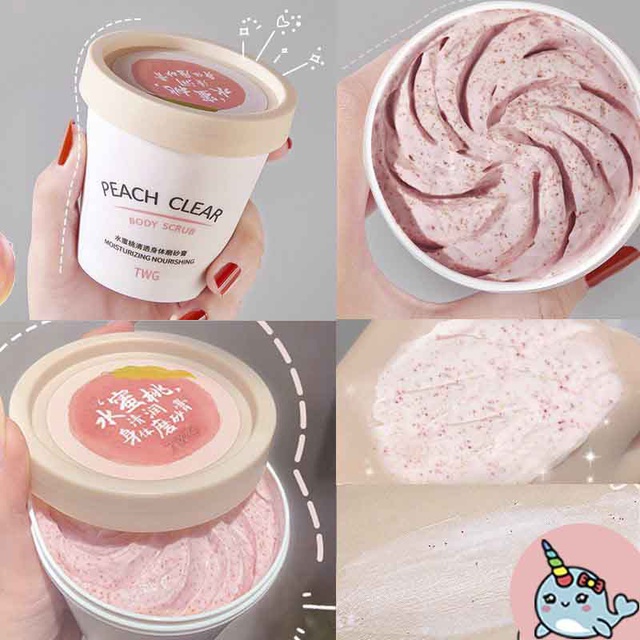 Tẩy Tế Bào Chết Toàn Thân Hương Đào Peach Clear Cực Hot 200g