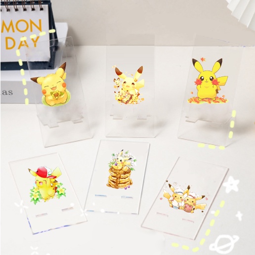 Giá đỡ điện thoại mica chuột vàng GDMC29 giá cute dễ thương trong suốt hoạt hình idol thần tượng