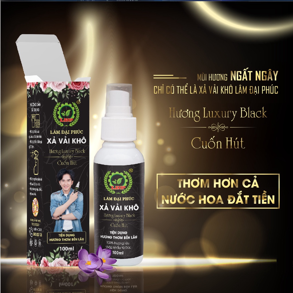 Xả vài khô Hương black luxury - Hương thơm cuốn hút