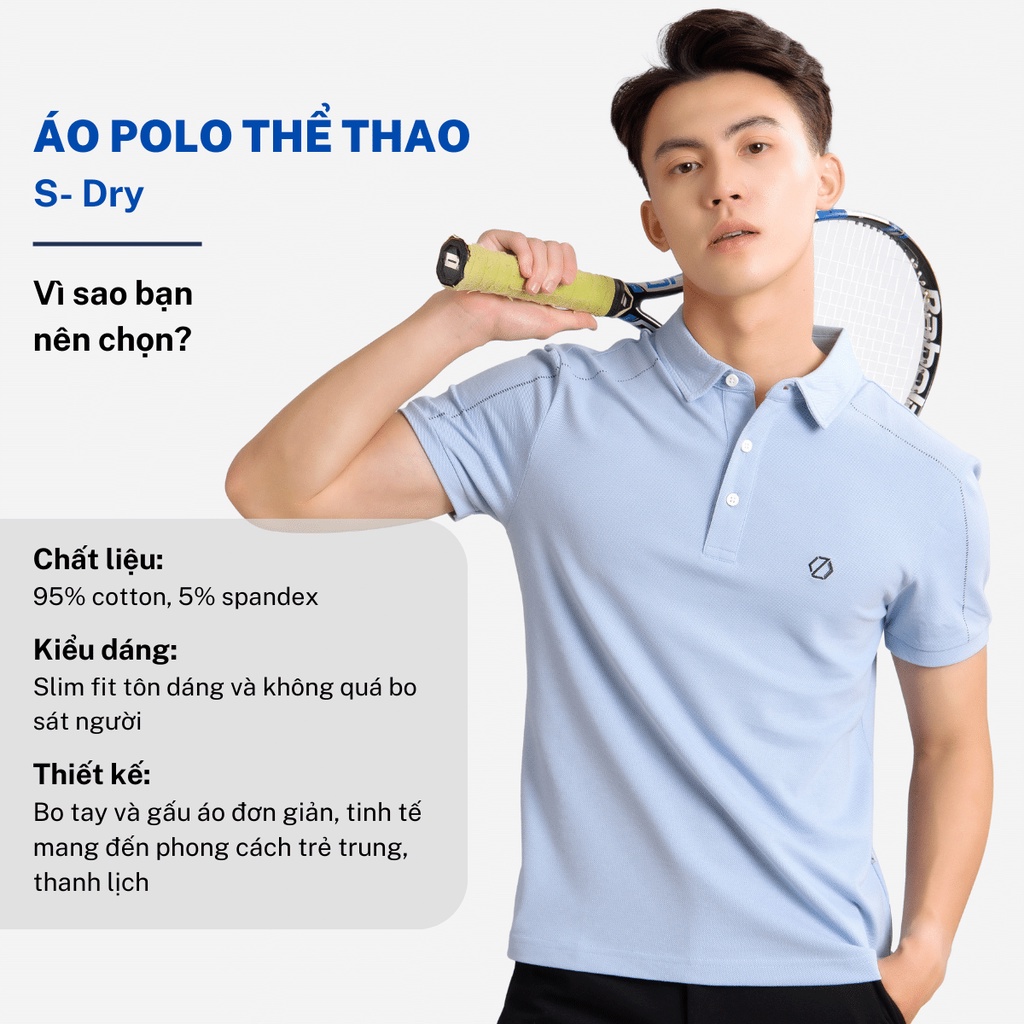 Áo polo ngắn tay nam CIZA vải cotton co giãn 4 chiều dáng Slim Fit size S M L XL CIZA  APNS17