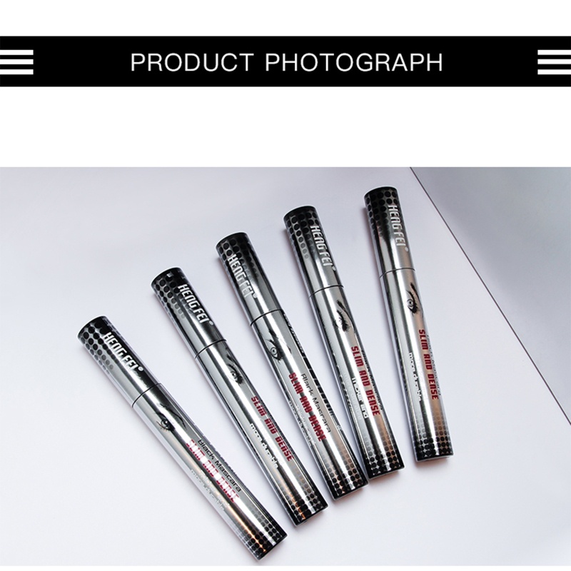 Mascara Sợi Tơ 4D Màu Đen Chống Thấm Nước Chuốt Dài Và Dày Mi