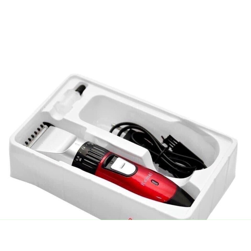 Tông đơ cắt tóc KEMEI 730 dùng pin sạc tiện dụng