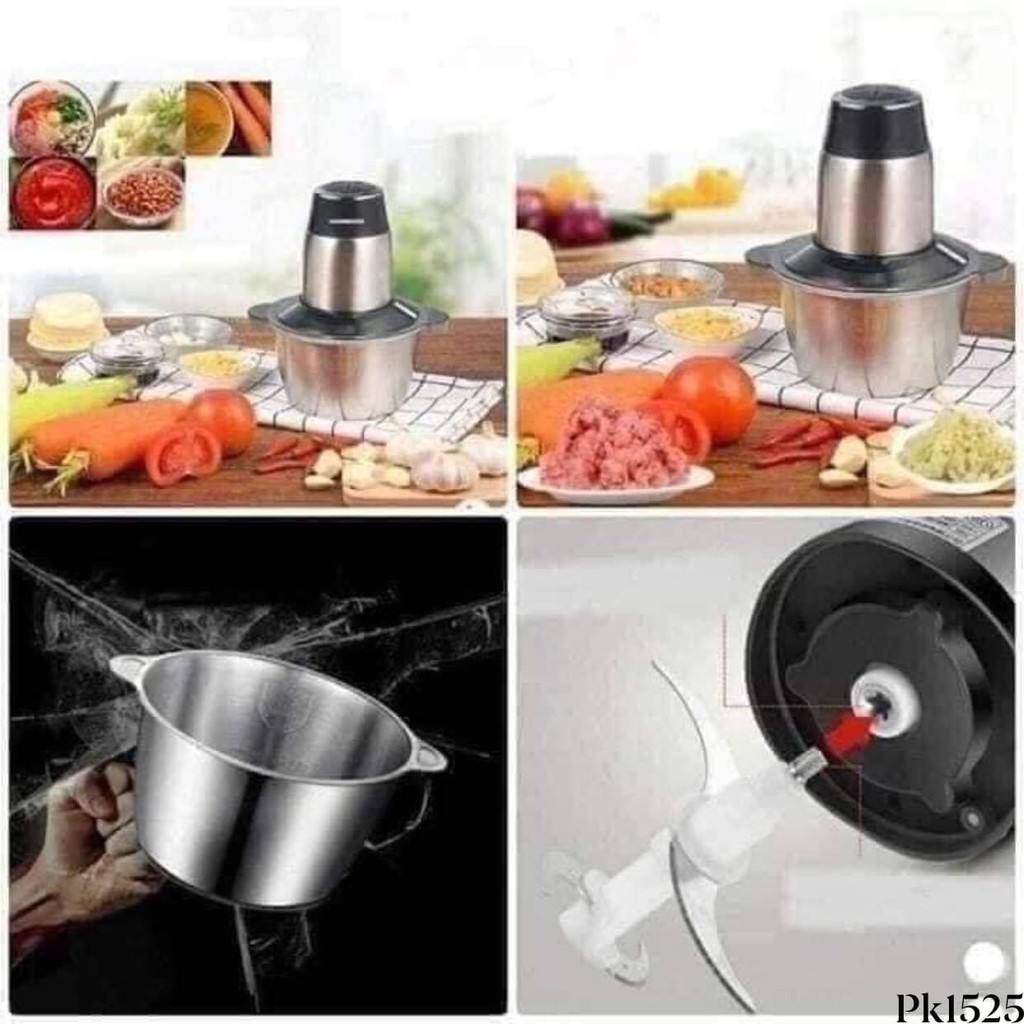 máy xay thịt , máy xay đa năng cối inox lưỡi siêu bén chính hãng