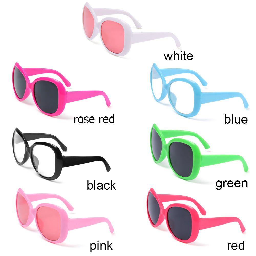 RAINBOW Mắt Kính Tròn 43Cm Thiết Kế Dễ Thương Cho Búp Bê